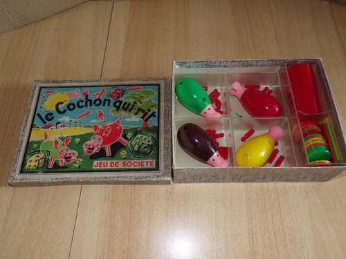 Ancien jeu cochon qui - cochon, (
