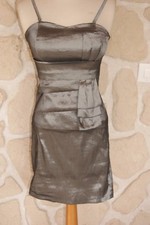 Robe de soirée grise neuve