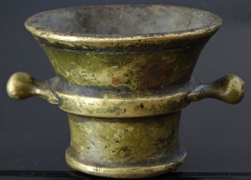 Ancien petit mortier - , bronze