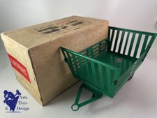 ANTIQUE TOY CIJ REF 8/62 TOLE TRAILER FOR RENAULT TRACTOR CIRCA 1960