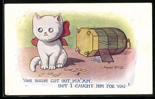 Carte postale artiste donald - carte,