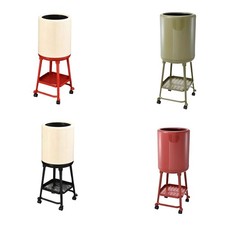 Poubelle à roulettes amovible