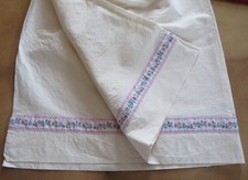 Grand drap plat en lin avec