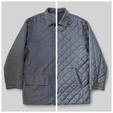 Veste manteau matelassé réversible homme Ermenegildo Zegna - Taille L / 52EU