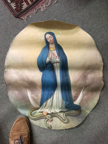 Ancienne huile sur toile - ancienne,