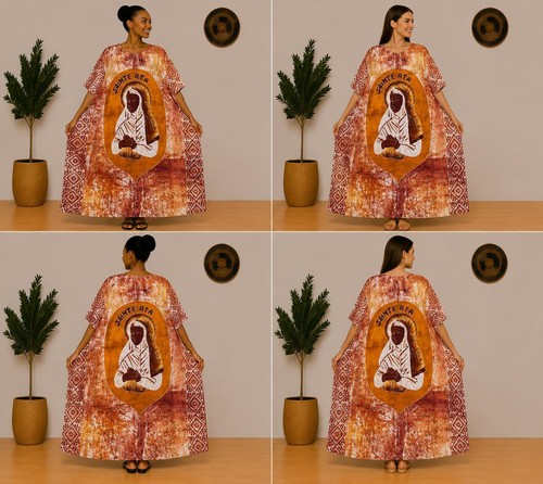 Boubou femme batik - wax, bassam