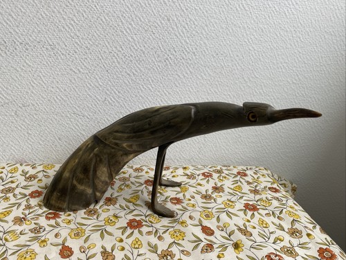 Ancienne statuette oiseau - statuette,