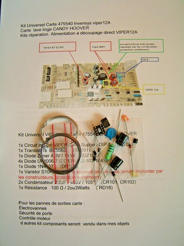 Kit reparation carte 475540 - ,