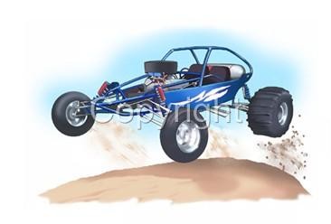 Sand rail dune - rail, buggy