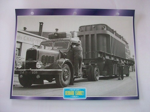 Carte fiche camion - camion, tracteur