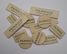 Lot JETONS bois PERNOD