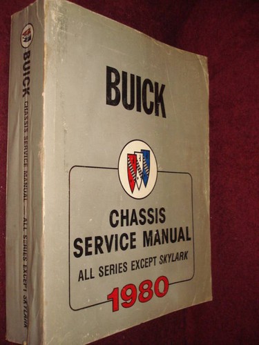 Buick shop manual 1980 - shop,