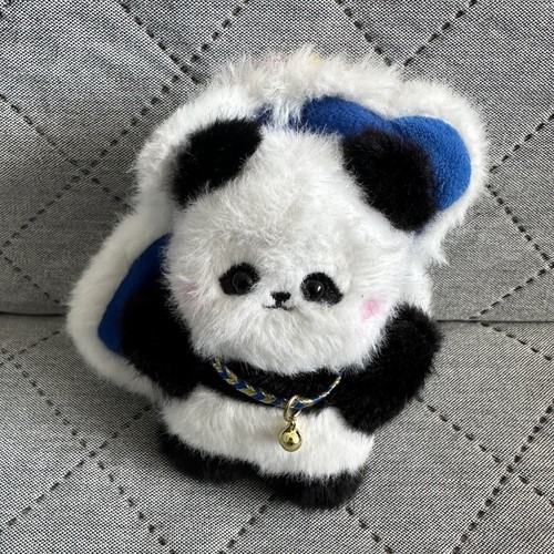 Peluche panda noir blanc - noir, et