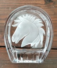 AR1- Cendrier en cristal de SÈVRES forme sabot de cheval 