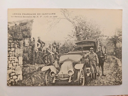 Cpa guerre section sanitaire - cpa,,