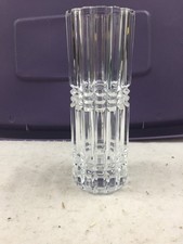 VTG 9" Cristal D'Arques-Durand Montparnasse 24% Lead Crystal Flower Vase 1970s