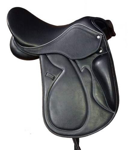 Selle dressage cuir - en,