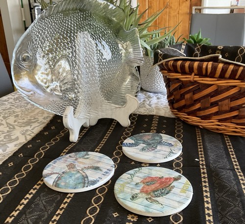 Arcoroc poisson plate - arcoroc,