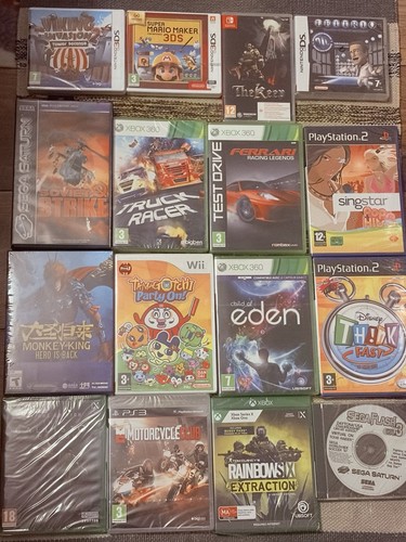 Lot jeux neufs console - lot, 16