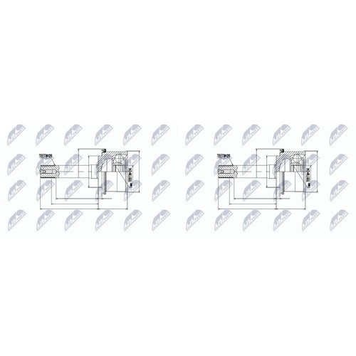 Nty joint cardan set - 2x,