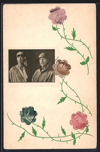 Carte postale roi - carte, ier