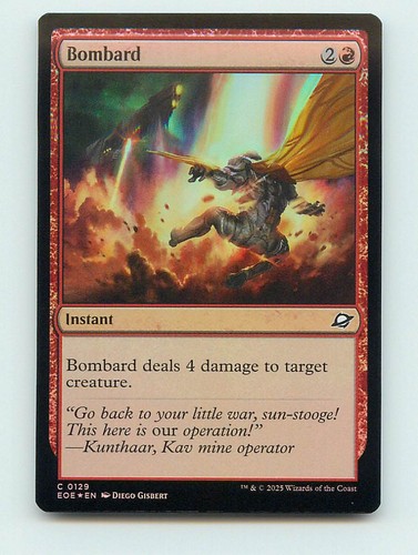 Bombard c129 foil mtg - bombard,