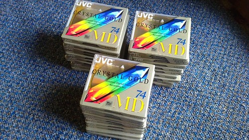 Minidisc jvc crystal - jvc, gold