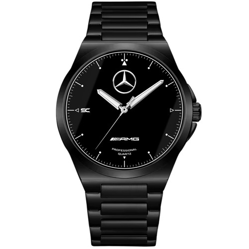 Montre noir acier fan art - en,
