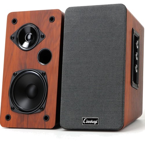 Enceinte bluetooth bois 50w - pc,