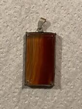 Antique French Jewellery Energy Lithotherapy Semi-Precious Stones Pendant