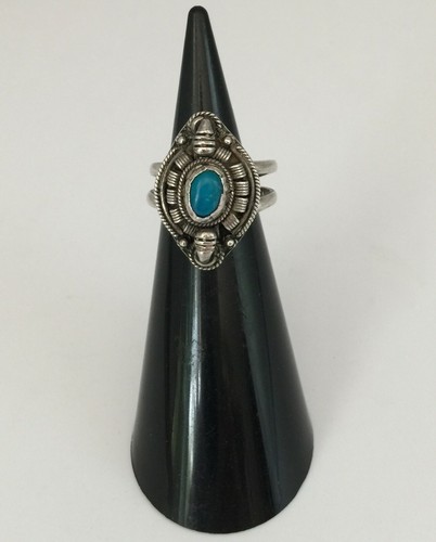 Bague argent cabochon - bague, argent/