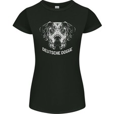 T-Shirt Femme Coupe Petite Dogue Allemand