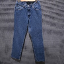 VTG Tommy Hilfiger Blue Jeans 31x33 Y2K 90s Preppy Grunge Baddie Cowboy Skater