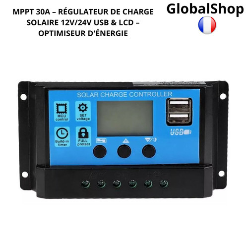 Mppt 30a régulateur de - mppt, –