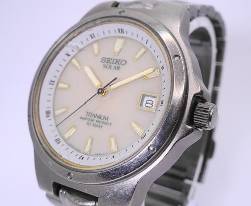 Seiko s349 titanium solar - seiko,