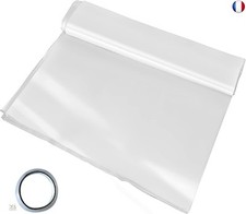 VEVOR Film de Serre 4,9 x 7,6 m Bâche de Serre Transparente PE Film 