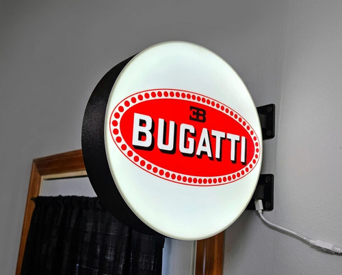 Enseigne lumineuse bugatti led - lumineuse,
