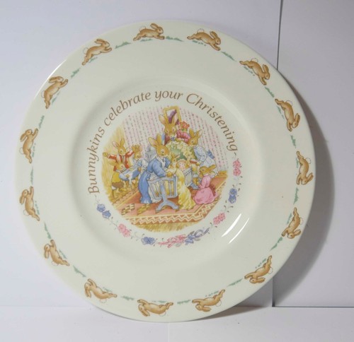 Assiette baptême - de,