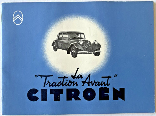 Citroen traction avant - traction, 1938