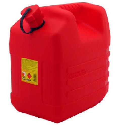 Jerrican plastique rouge - , norme