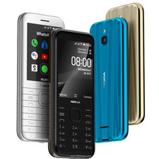 Téléphone portable Nokia 8000 4G double SIM GSM 2,8 pouces 4 Go Débloqué D'usine