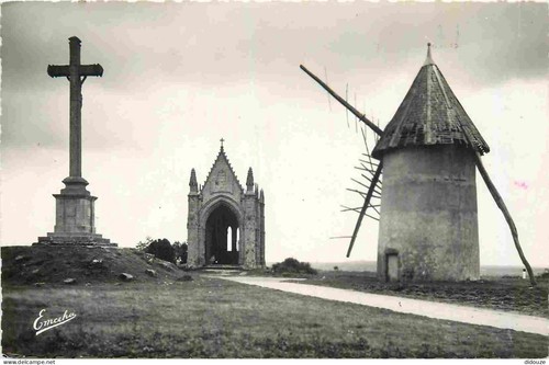 Carte postale moulin - carte, à