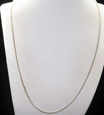 Sterling Silver Snake Chain Necklace 30.0" #FMD710