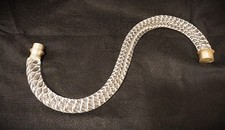 Vintage Baccarat Crystal S-shaped 16 Inch Chandelier Arm