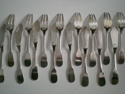 Couverts poisson pieces - a,