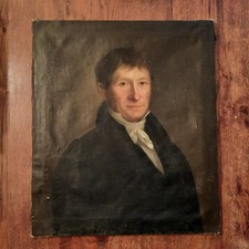 Tableau Ancien Huile Toile