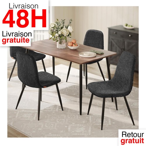 Vasagle lot chaises - vasagle, 4