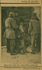 German Newspaper Cut June 1944