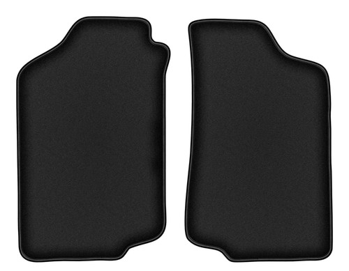 Tapis avant velours noirs