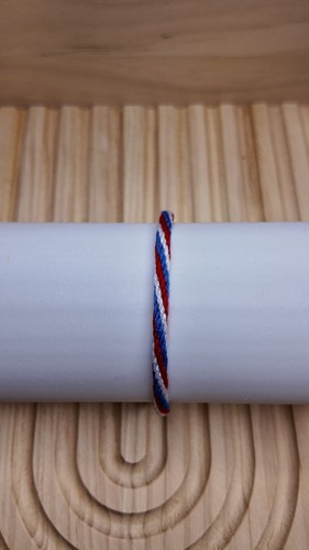 Bracelet brésilien kumihimo - -,